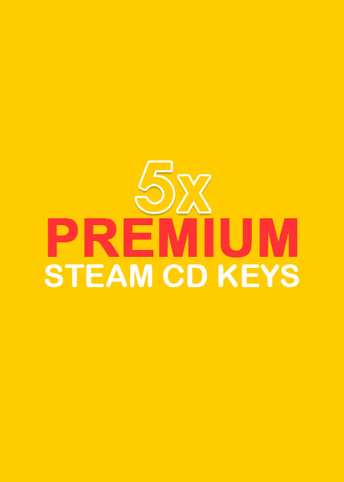 5 x Premium Random Steam CD Keys - PremiumCDKeys.com