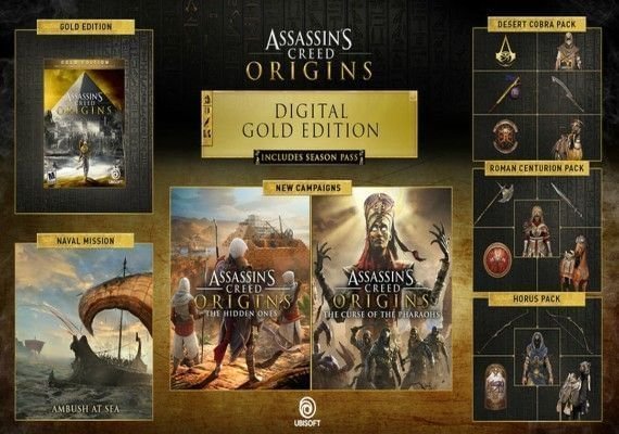 Assassin's Creed: Origins - Gold Edition (Xbox One, Xbox Series X/S) - Xbox Live Key GLOBAL