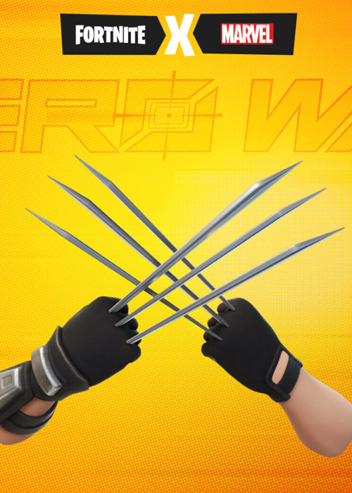 Fortnite Wolverine Adamantium Claws Pickaxe Epic Games Key Global