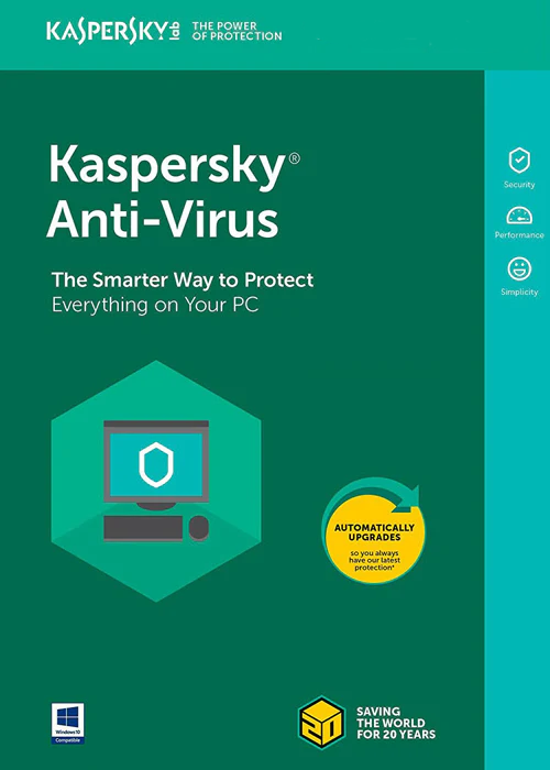 Kaspersky Anti-Virus 2023 Key - 2 Devices, 1 Year MIDDLE EAST